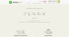 Desktop Screenshot of novelgro.com