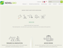 Tablet Screenshot of novelgro.com